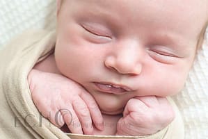 newborn baby photo closeup