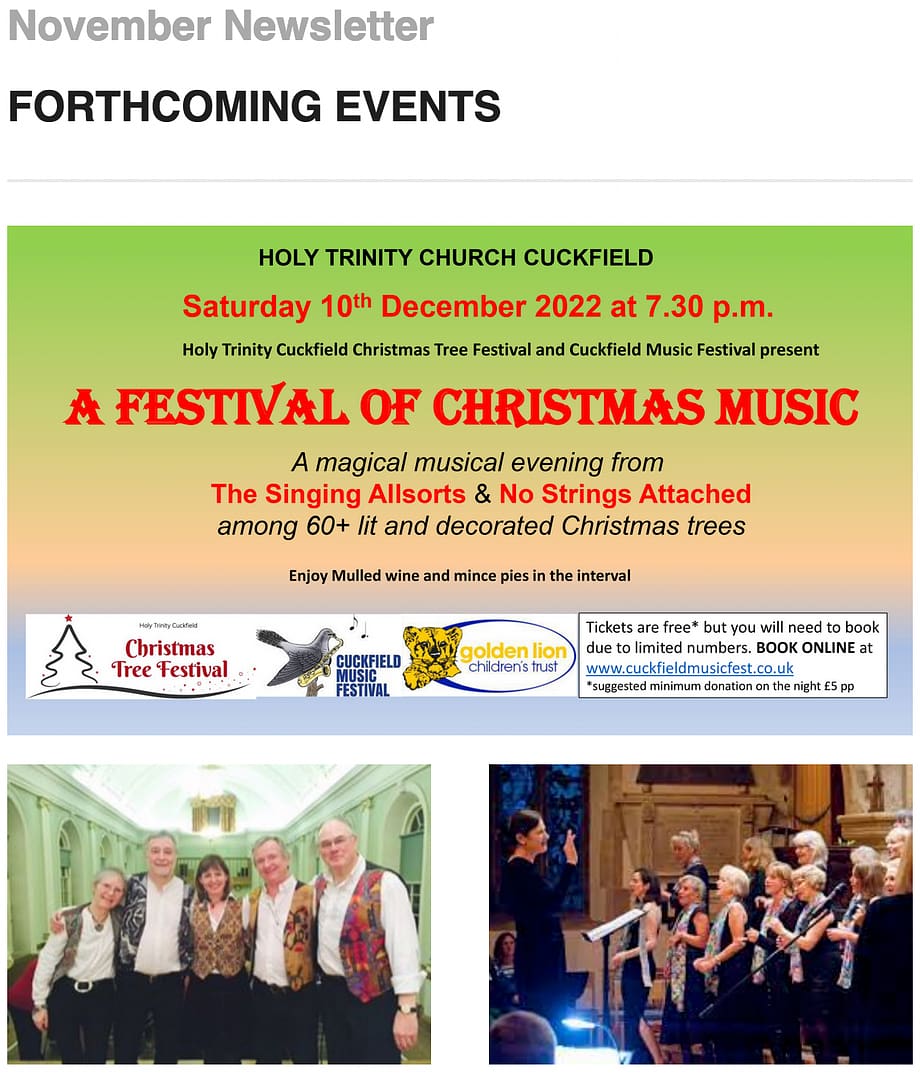 Cuckfield Christmas Music Event
